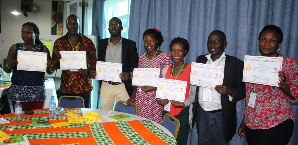  - Participants from Uganda led by Dr Jimmy Lamo (2nd right)