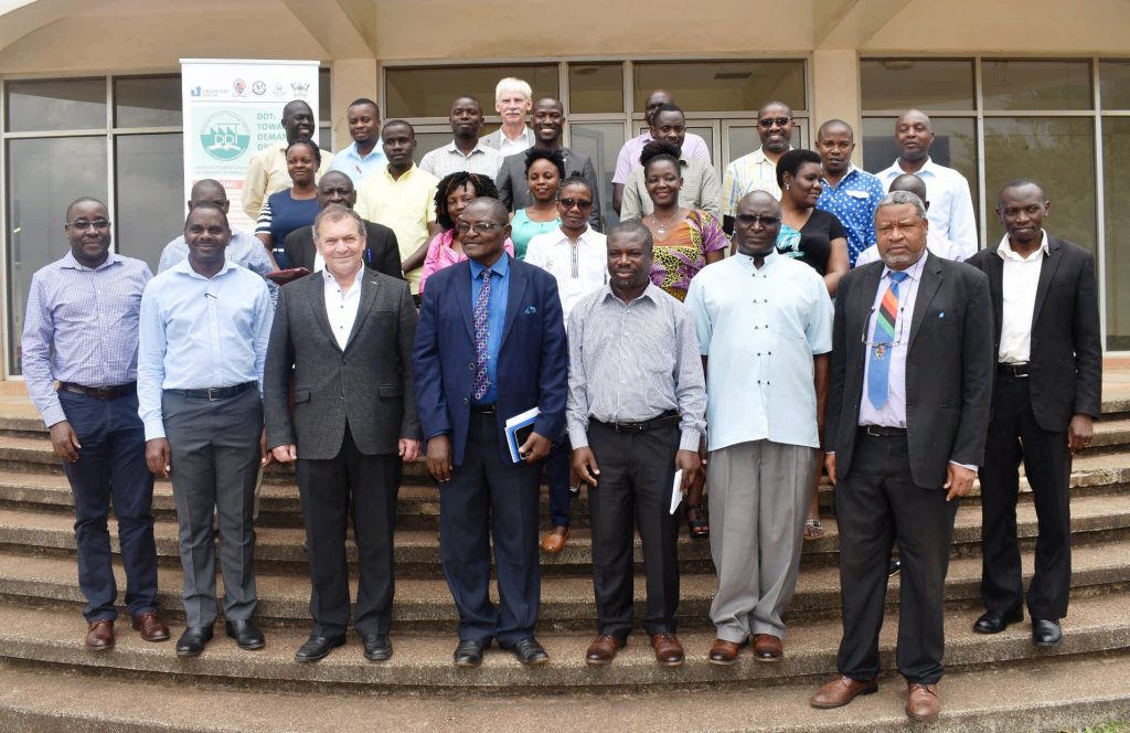  - Participants pose for a group photo during break session of Demand Driven Teaching (DDT) project meeting