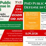 Forthcoming PhD Defenses at CAES