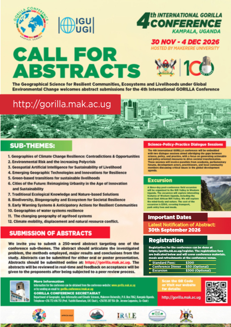 Call for Abstracts – 4th International GORILLA Conference 2026